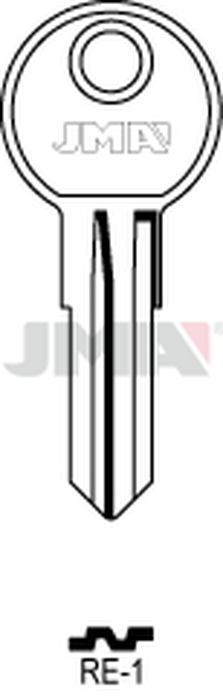 JMA RE-1 Cilindričan ključ (Silca REN1 / Errebi RN8)