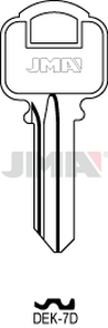 JMA DEK-7D Cilindričan ključ (Silca DK9R)