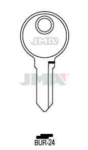 JMA BUR-24 Cilindričan ključ (Errebi BG47/Silca BUR31)