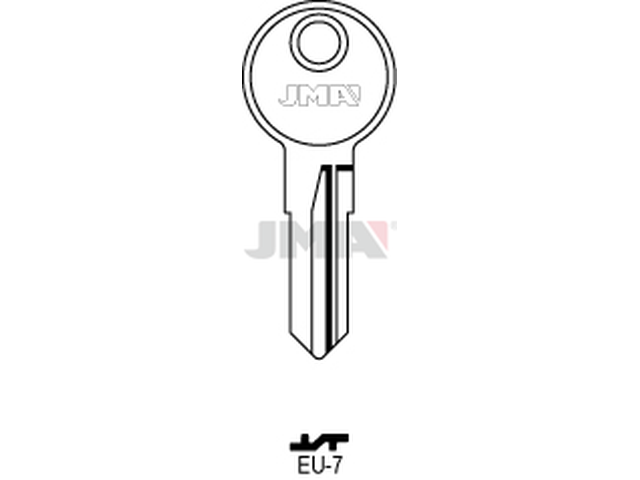 EU-7 Cilindričan ključ (Silca EU10 / Errebi EL5) 12940