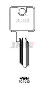 JMA TOK-28D Cilindričan ključ (Errebi BFA4/Silca TO33)
