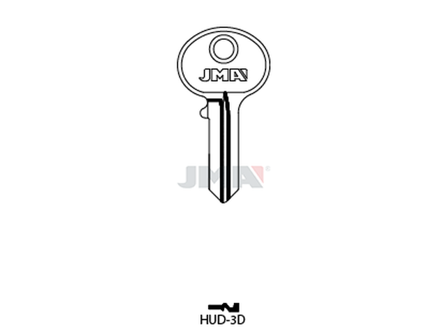 HUD-3D Cilindričan ključ (Errebi HU3/Silca HD2) 20608