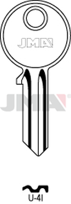 JMA U-4I Cilindričan ključ (Silca UL053 / Errebi U4S)
