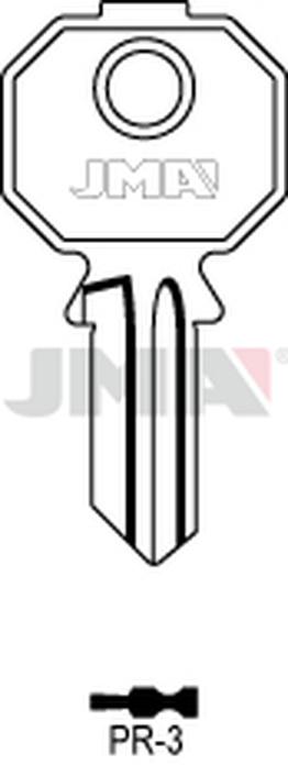 JMA PR-3 Cilindričan ključ (Silca PF5 / Errebi PS3N)