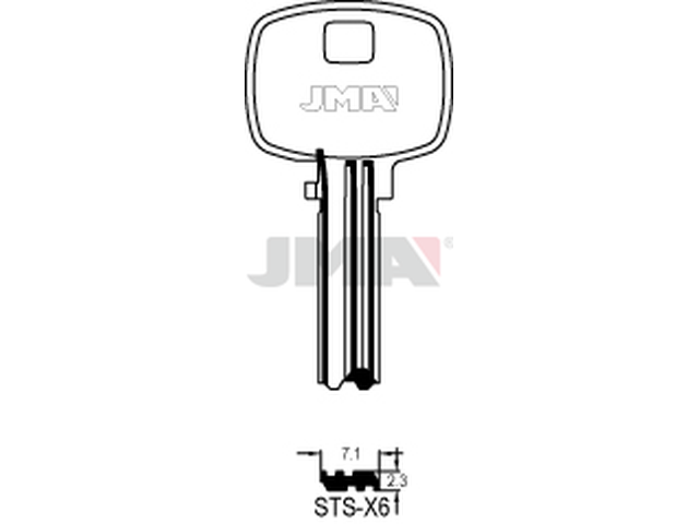 STS-X6 Specijalan ključ (Silca STS6 / Errebi STS11) 13720