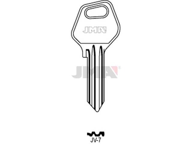 JV-7 Cilindričan ključ (Silca VL5RE / Errebi JV2R) 13285