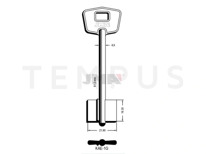 JMA KAE-1G Kasa ključ (Errebi 2KAL1)