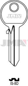 JMA IS-8D Cilindričan ključ (Silca IE6 / Errebi I7)