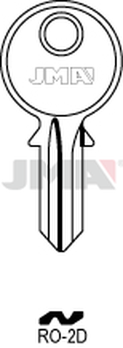 JMA RO-2D Cilindričan ključ (Silca RO1 / Errebi R3)