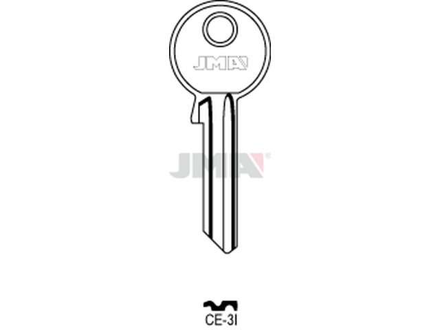 CE-3I Cilindričan ključ (Silca CE6R / Errebi CE6PS) 12678