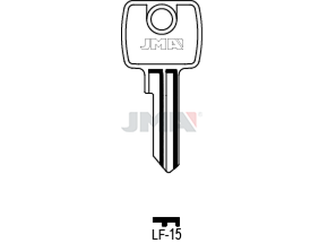 LF-15 Cilindričan ključ (Silca LF4 / Errebi LF10AR) 13376