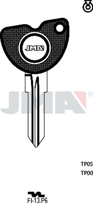 JMA TP00FI-13.P6 (Silca GT15RDT0 / Errebi T00GB14RPF)
