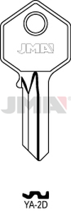 JMA YA-2D Cilindričan ključ (Silca YA6 / Errebi YI4D)