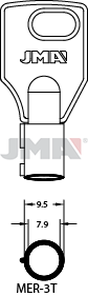 JMA MER-3T Cilindričan ključ (Silca MER26T / Errebi MR26T)