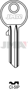 JMA CI-5IP  Cilindričan ključ (Silca AB3R, CS7R, CC1R / Errebi AU5PS, C5PDT, C5PS, CC5PS)