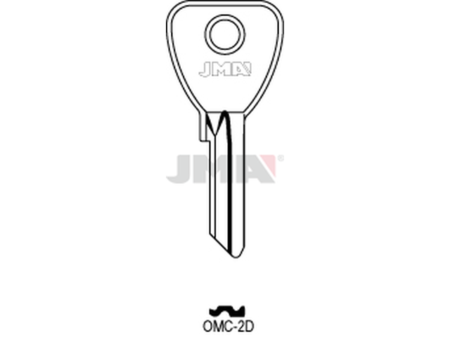 OMC-2D Cilindričan ključ (Silca OC074 / Errebi O5PD) 13574