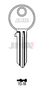 JMA TD-18 Cilindričan ključ (Errebi FT18/Silca FH14)