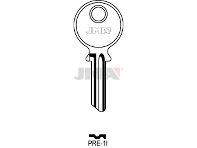 PRE-1I Cilindričan ključ (Silca LAP1 / Errebi LP6) 13613