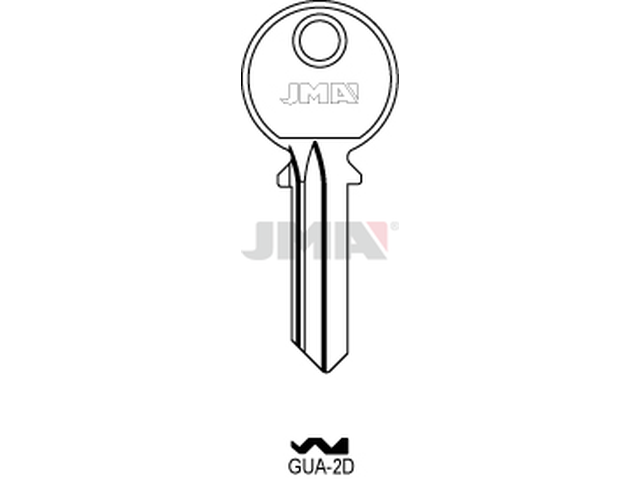 GUA-2D Cilindričan ključ (Silca FB23 / Errebi GUA2) 13158