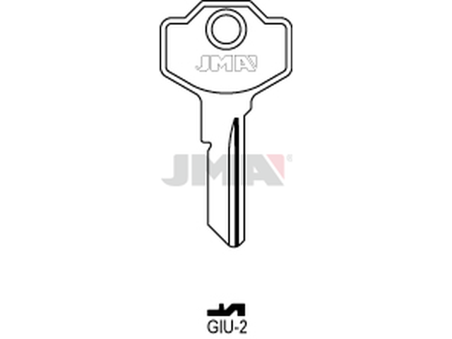 GIU-2 Cilindričan ključ (Silca GS4 / Errebi GU4) 13120