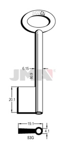 JMA 53G Kasa ključ (Errebi 50J53G)
