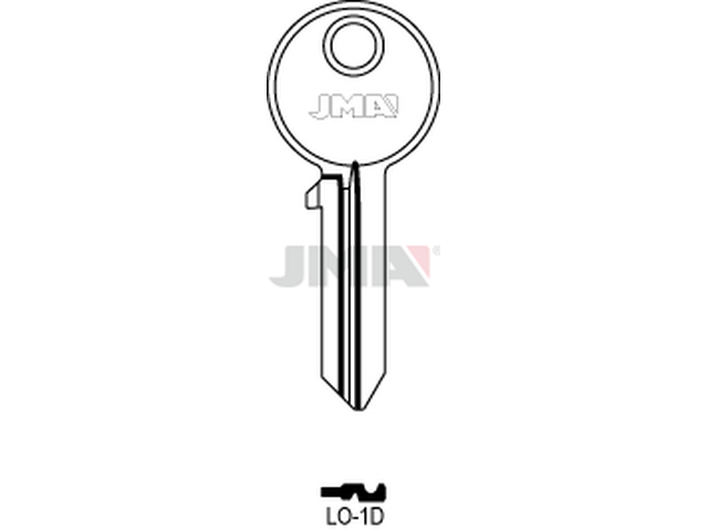 LO-1D Cilindričan ključ (Silca CS18 / Errebi LOG5D) 13410