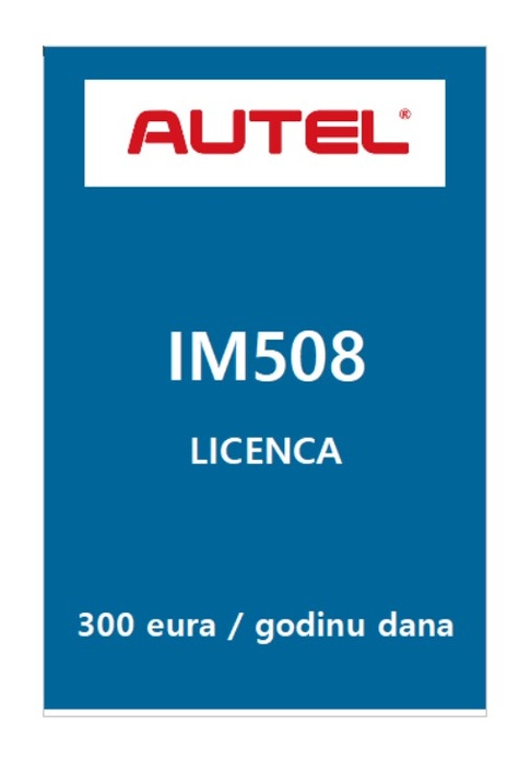 Autel IM508 licenca