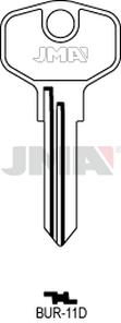 JMA BUR-11D Cilindričan ključ (Silca BUR32 / Errebi BG35R)