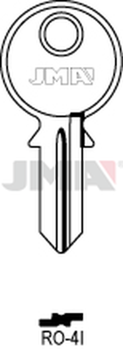 JMA RO-4I Cilindričan ključ (Silca RO5R / Errebi R5)