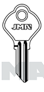 JMA YA-8D Cilindričan ključ (Silca YA17 / Errebi YG2)