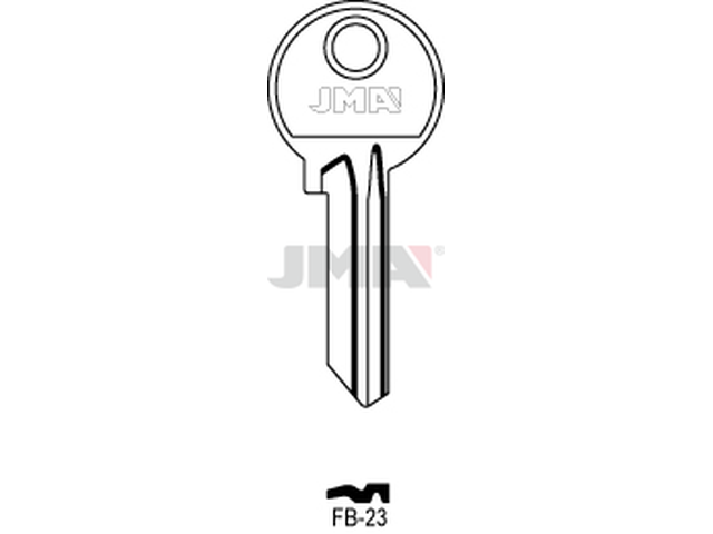 FB-23 Cilindričan ključ (Silca FB3R / Errebi F22R) 12997
