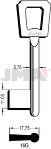 JMA 16G Kasa ključ (Errebi 50J16G)