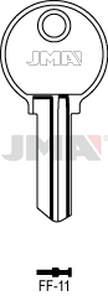 JMA FF-11 Cilindričan ključ (Silca FF17 / Errebi FF17)