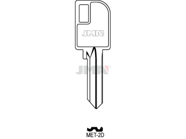 MET-2D Cilindričan ključ (Silca MX1 / Errebi MTL5D) 13488