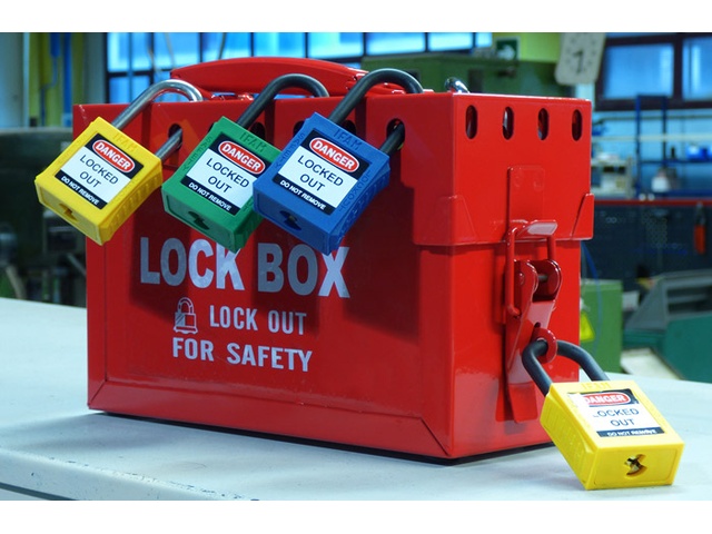 GROUP BOX 12 PADLOCKS 090540 Lockout kutija 14454