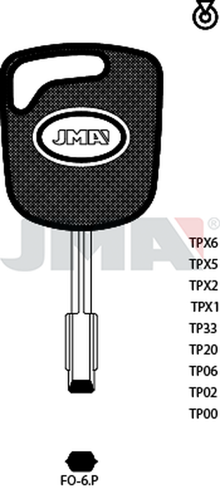 JMA TP00FO-6.P (Silca FO21T0 / Errebi T00TB1P)