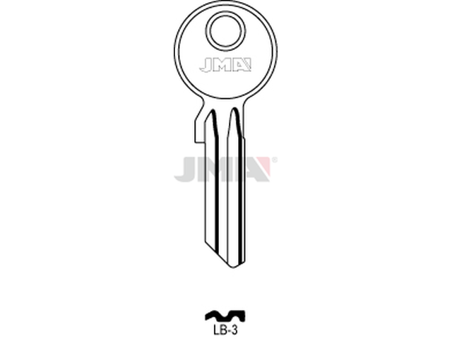LB-3 Cilindričan ključ (Silca YT15RX) 13366