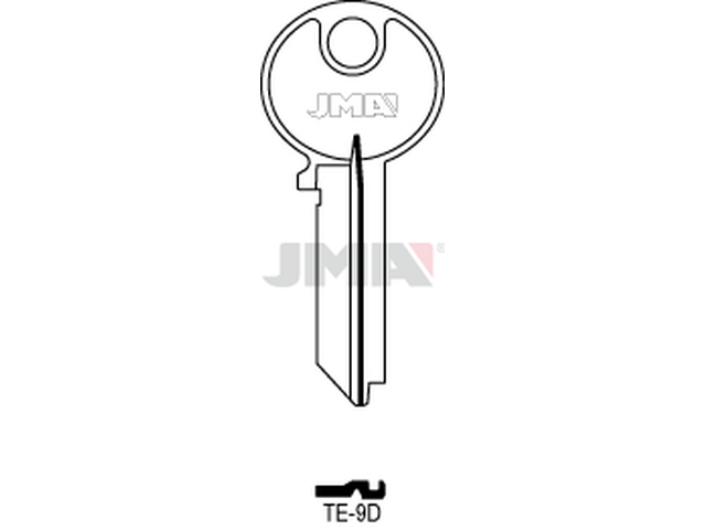 TE-9D Cilindričan ključ (Silca AZ5 / Errebi TS8) 13748