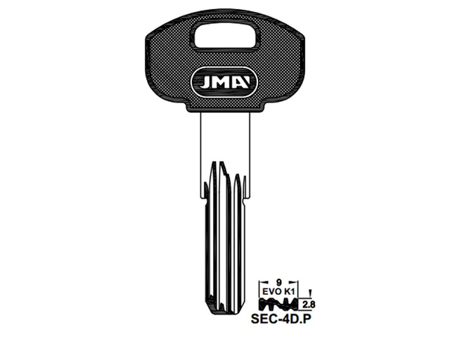 SEC-4D.P Specijalan ključ (Errebi SEM10P) 15393