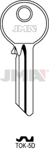 JMA TOK-5D Cilindričan ključ (Silca TO1 / Errebi TK5D)