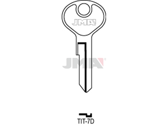 TIT-7D Cilindričan ključ (Silca TN3 / Errebi TT4PS) 13771