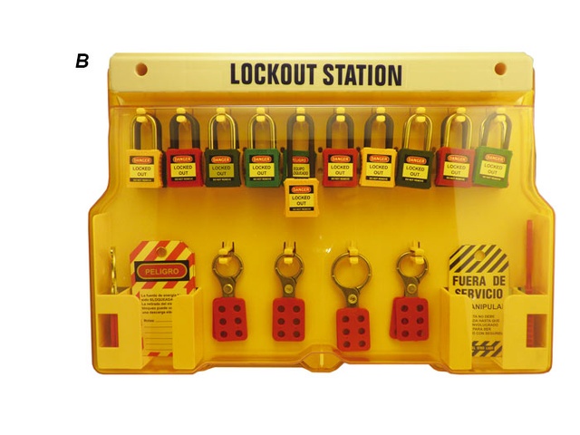 SAFETY PADLOCK STAT. B20 090530 Lockout stanica 14366