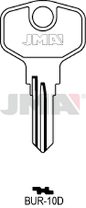 JMA BUR-10D Cilindričan ključ (Silca HPP1R, BUR52R / Errebi BG36R)
