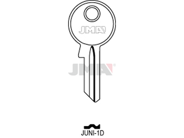 JUNI-1D Cilindričan ključ (Silca JU1 / Errebi JN4) 13280