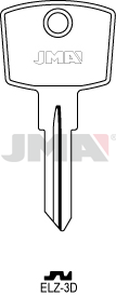JMA ELZ-3D Cilindričan ključ (Silca EL4 / Errebi EZ8)