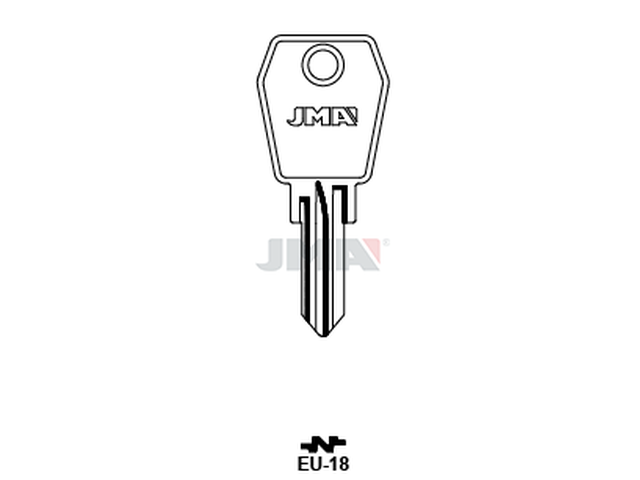 EU-18 Cilindričan ključ(Errebi EL8/Silca EU19) 20622