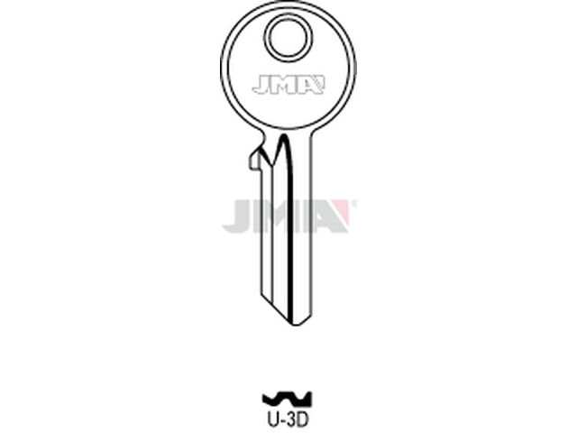 U-3D Cilindričan ključ (Silca UL058 / Errebi U5PD) 13989