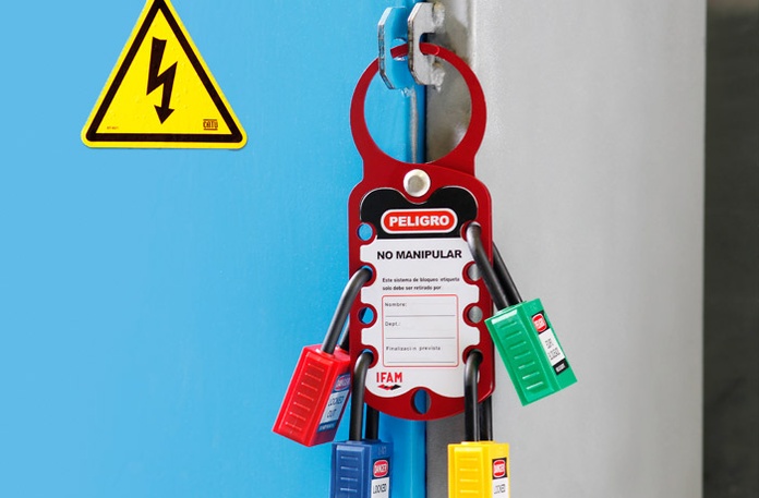 IFAM ALUMINIUM HASP LOCKOUT 090140