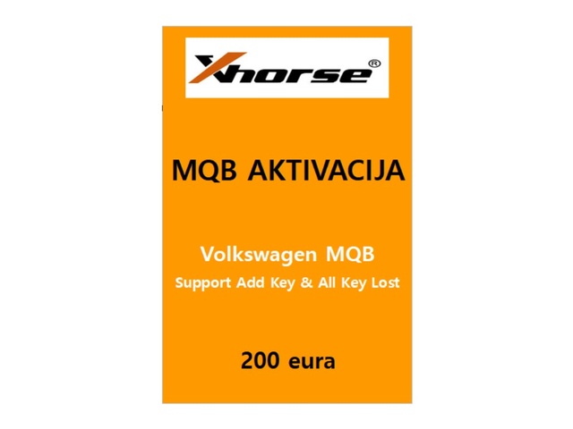 MQB aktivacija XHORSE 19329