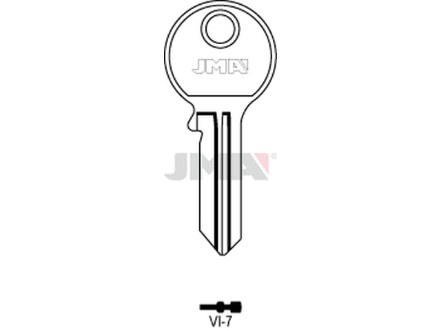 VI-7 Cilindričan ključ (Silca VI13 / Errebi V14) 14055